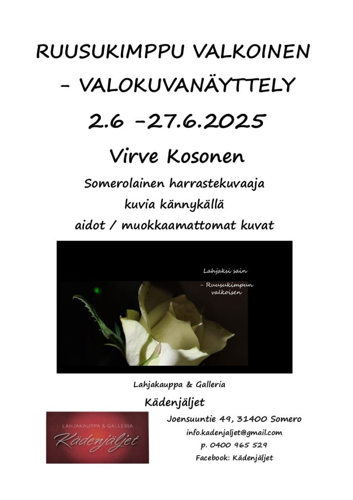 mainos valokuvanäyttelyyn 1